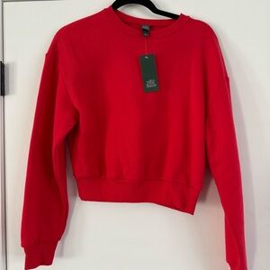 Wild fable size medium crop top sweater